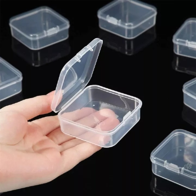 Mini Plastic Storage Containers Box Portable Pill Medicine Holder Storage  Organizer Jewelry Packaging for Earrings Rings